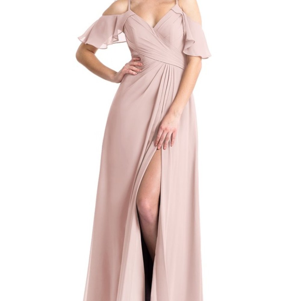 Azazie Dakota A10 Bridesmaid Dress Dusty Rose